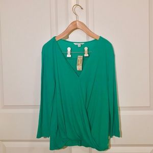 Wrap Front Blouse